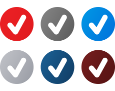checkmark icons